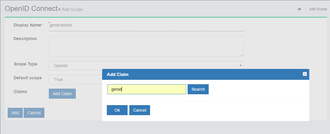 Add Claims