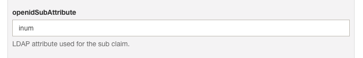 OpenID sub Attribute